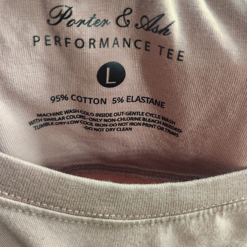 Porter & Ash Performance Tee - Dusty Pink